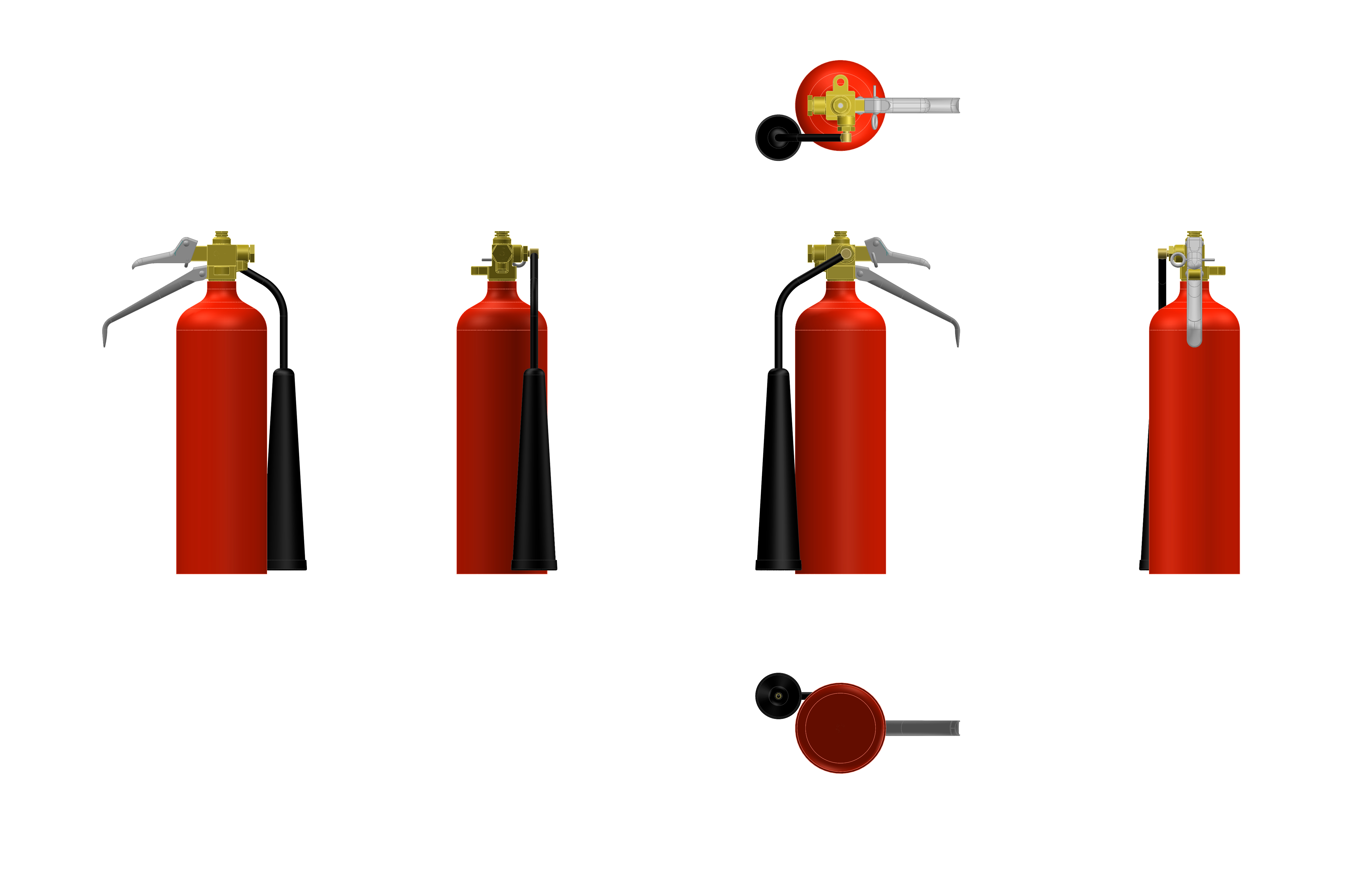 4磅二氧化碳灭火器